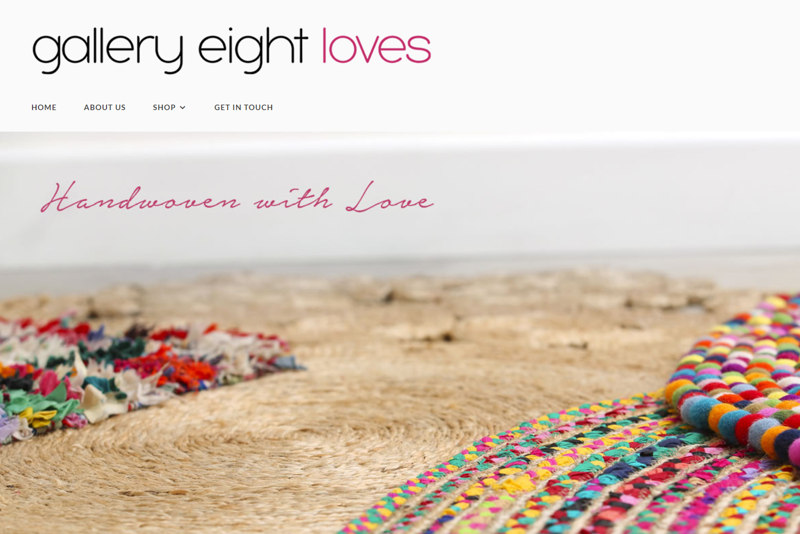 Gallery Eight Loves ecommerce site